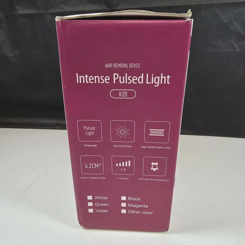 HAIR REMOVAL DEVICE INTENSE PULSED LIGHT IPL UNISEX NEW OPEN BOX